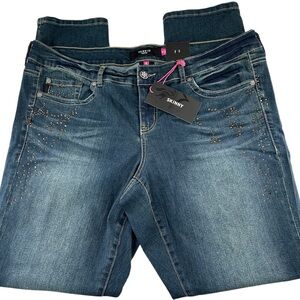 TORRID Rhinestone Skinny Blue Jeans NEW 18